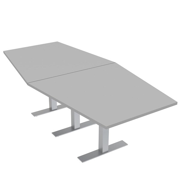 Skutchi Designs 45 in W, 96 in L, 29 in H, Engineered Wood Top, Grey HAR-HEX.IR-46x93-T-XD01 - main